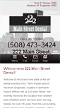 Mobile Screenshot of 222mainstreetdental.com